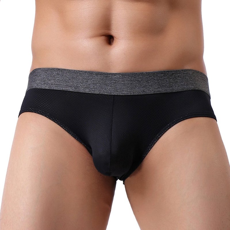 Summer Code Mens Micro Mesh Briefs Comfortable Bulge Pouch Underwear - Image 2